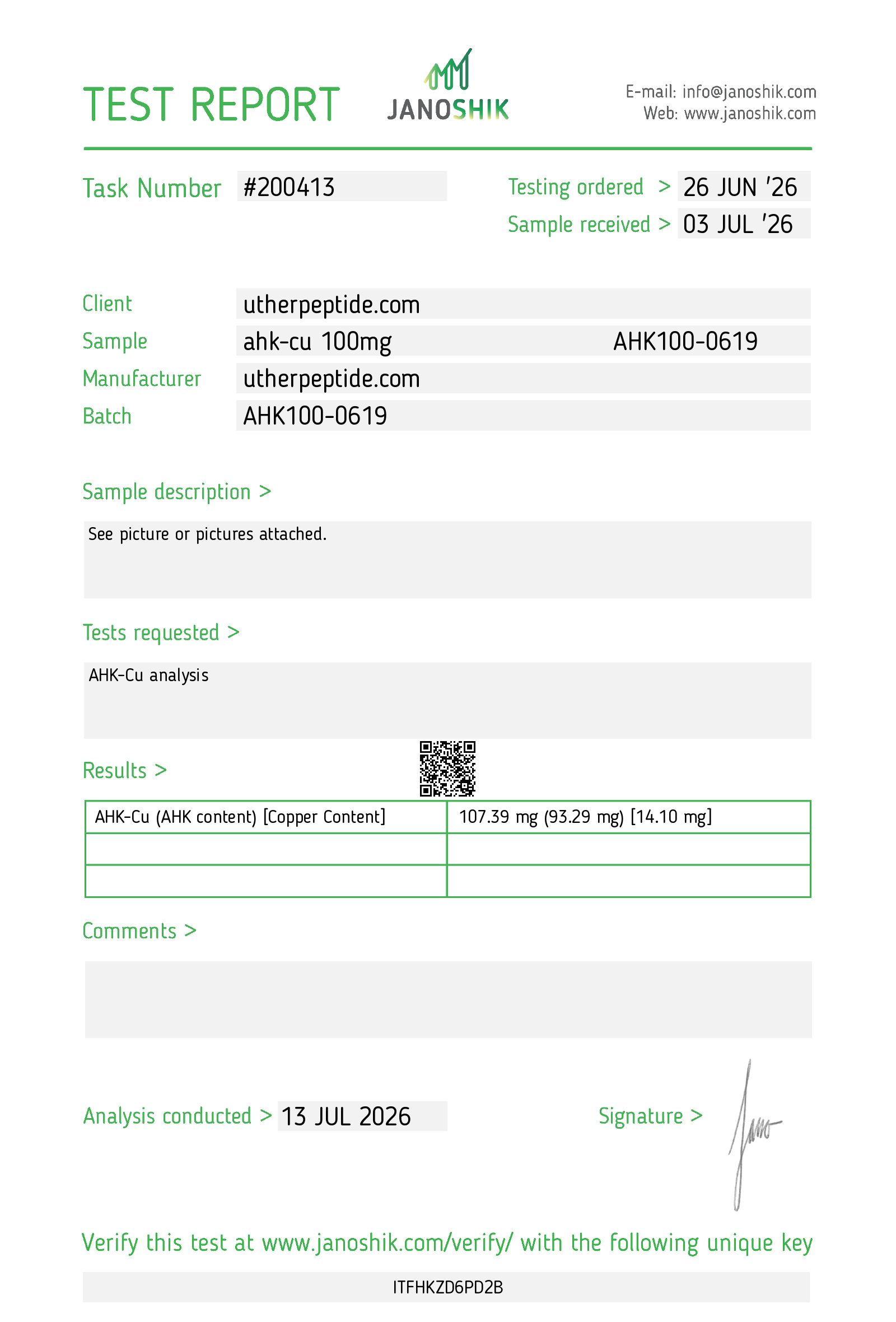 AHK-CU 100mg - Image 2