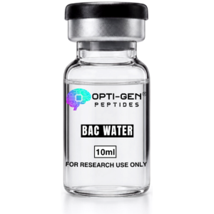 Opti-Gen Peptides Bacteriostatic Water 10ml –Premium research-grade sterile solution for reconstituting peptides. Pure, high-quality & ready for laboratory research use only.