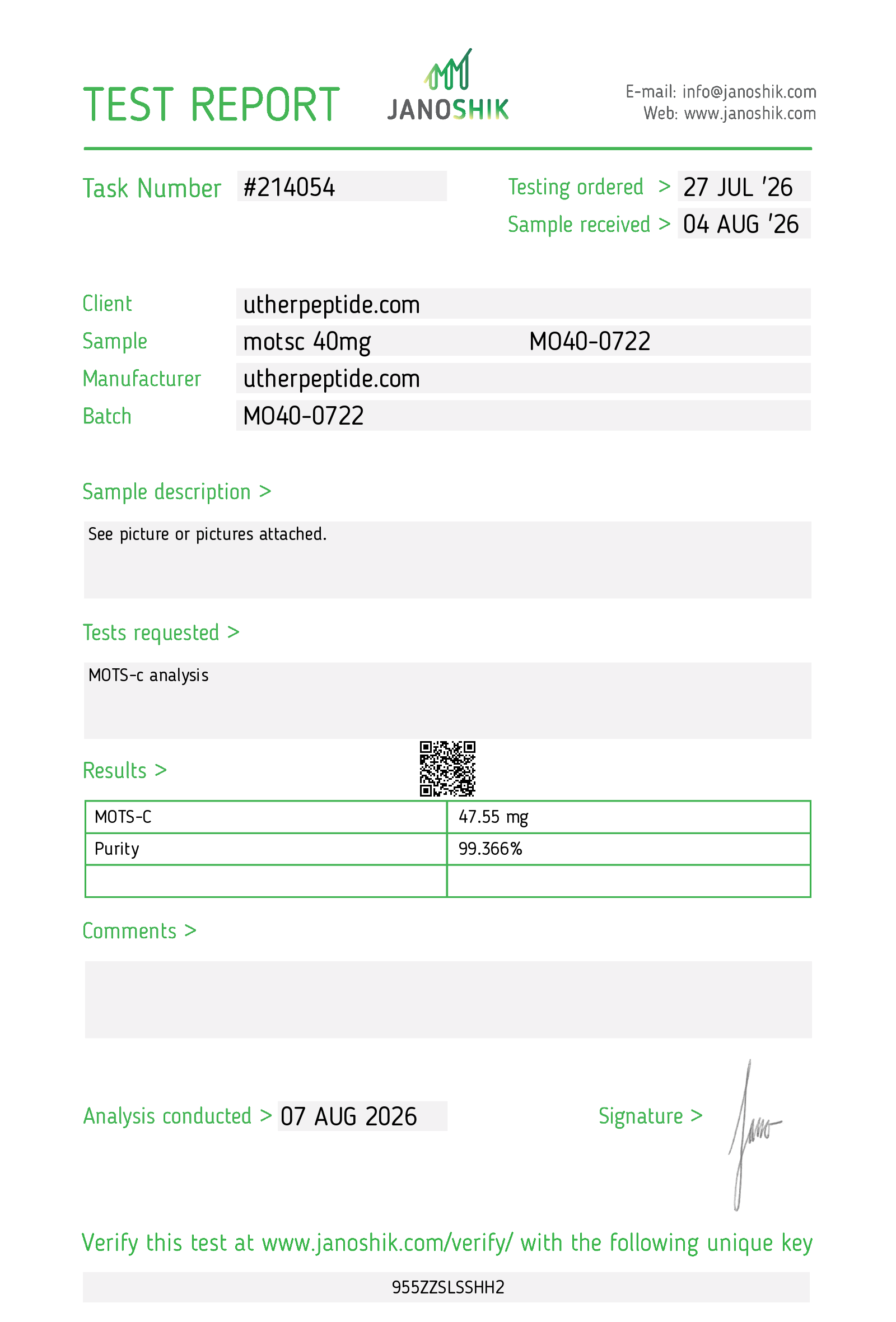 MOTS-C 40mg - Image 2