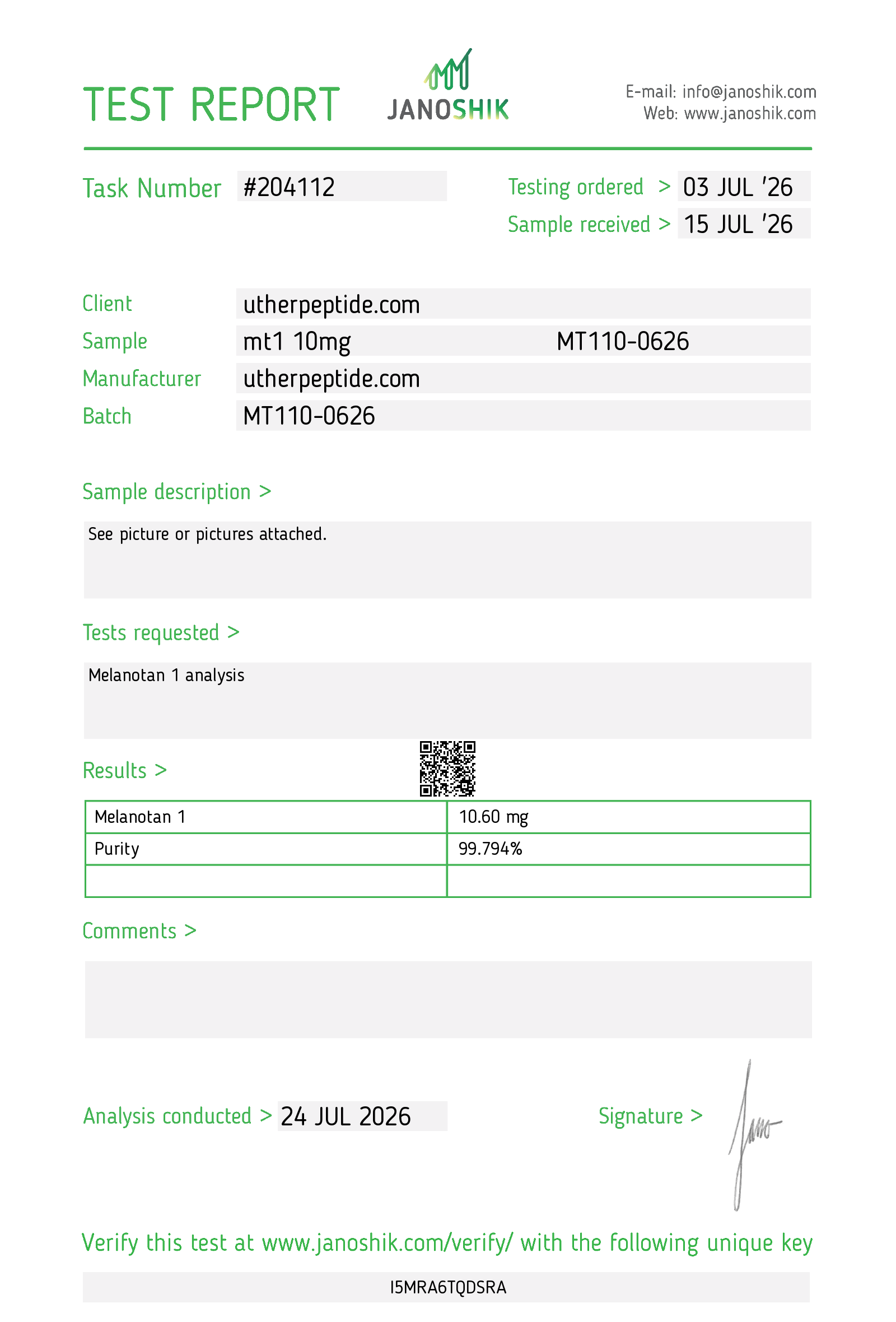 Melanotan-1 Cartridge Refill - Image 2