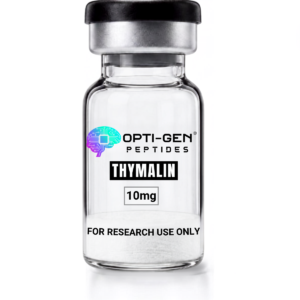 Opti-Gen Peptides Thymalin 10mg glass research vial labelled for research use only
